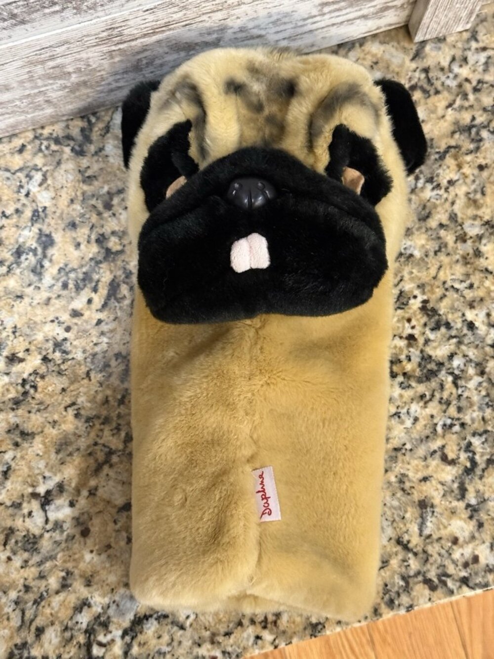 Daphne Pug Dog Golf Driver Headcover Head Cover Used Great Condition